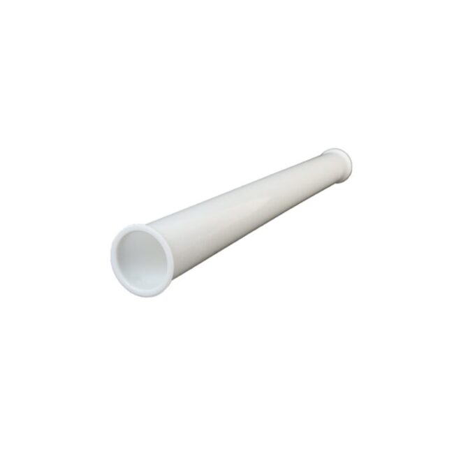 Uxcell 1.26" ID Plastic Flanged Tailpiece Kitchen Drain Direct Connect Tube White 2 Pack