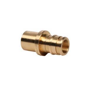 Male Adapter 1-1/4 in PEX x 1-1/4 in Sweat Brass PEX-A F1960