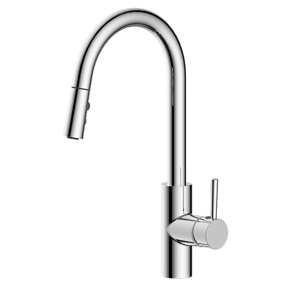 Hudson Single Handle Modern Pull Down Spray Kitchen Faucet G3