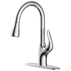 Ashmere Single Handle Pull Down Spray Kitchen Faucet G3 Chrome Finish