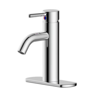 Hudson Single Handle Modern Lavatory Faucet G3 Chrome Finish