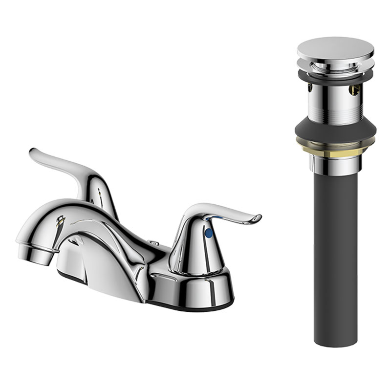 Emerson Two Handle Centerset Lavatory Faucet G3 Chrome Finish - Image 2