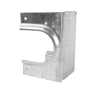 5-3/8 in x 3-3/8 in x 3-1/6 in Double Stud Shoe