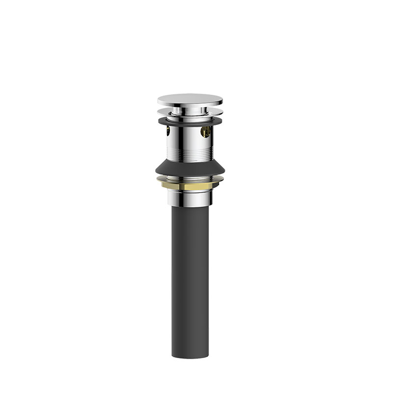 Hudson Spring Loaded Push Drain Assembly with Overflow G3 Chrome Finish