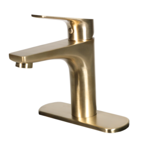 Ryna Modern Single Handle Lavatory Faucet G3 Brushed Gold Finish
